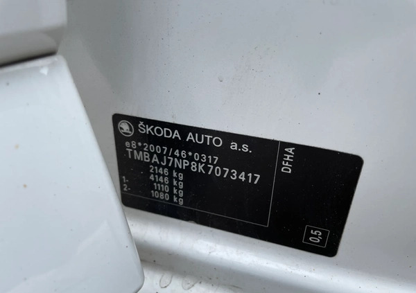 Skoda Superb cena 79900 przebieg: 153000, rok produkcji 2019 z Brzeszcze małe 781